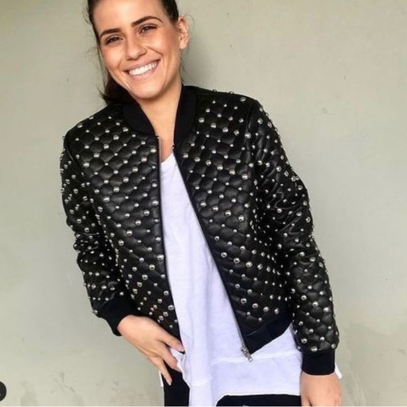 Faux leather Balmain inspired jacket - Picture 3 of 3